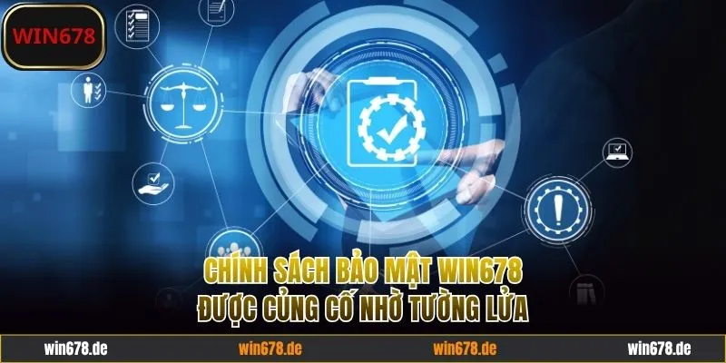 Chính sách bảo mật WIN678 củng cố nhờ tường lửa